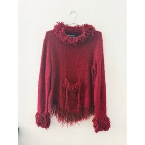 Vintage Red Baluchi Sweater - Size L